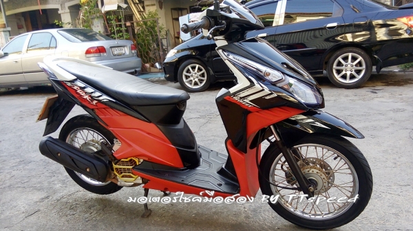 ขาย Click 110i ลาย Street ไมล์ขาวปี 54 ราคาถูกมีเล่มพร้อม