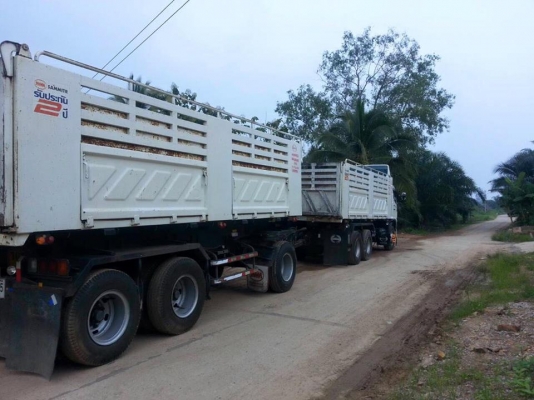 ขายรถสิบล้อ HINO FM1A 330แรง ปี55 พ่วงแม่ลูกดั้มสามมิตร รถสวยมาก