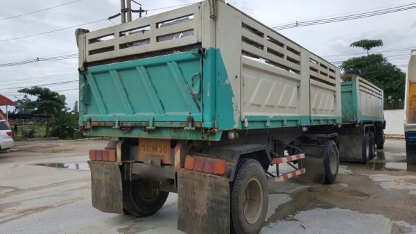 รถอีซุซุ 10 ล้อดั้ม FXZ เปลื่ยนเครื่อง 320 แรงม้า ปี 36.  ( ขายแม่ , ลูก. )     สนใจติดต่อ  081 - 6079515