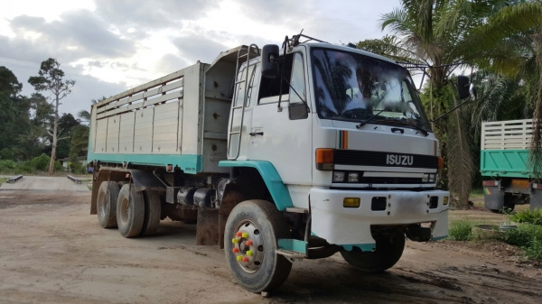 รถอีซุซุ 10 ล้อดั้ม FXZ เปลื่ยนเครื่อง 320 แรงม้า ปี 36.  ( ขายแม่ , ลูก. )     สนใจติดต่อ  081 - 6079515