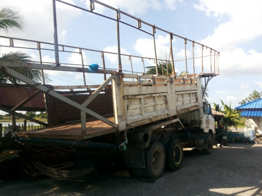 รถบรรทุก 10 ล้อ 1 เพลา ดั๊มพ์ HINO KT925 ปี32 เครื่อง 170 แรง ช่วงล่างใหญ่คานหน้าใหญ่ เบรคทิฟฟี่ พวงมาลัยเพาเวอร์ ราคา 420,000 บ.รถอยู่สระบุรี