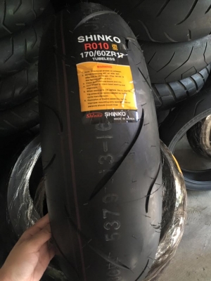 ยางใหม่ Shinko 170/60/17   เส้นล่ะ 3900 บาท