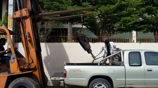 ขอบคุณลูกค้า แพร่ ครับมาอุดหนุนหัวเจาะ หัวกระแทก เบรคเกอร์ สำหรับใสรถขุด แบคโอ ไปแต่เช้าเลย