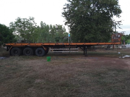 หาง สามมิตร สามเพลา  ยาว 12 เมตร  (ยางปรับเปลี่ยนออกแล้ว  )  ม.79  ราคา  290,000  บาท