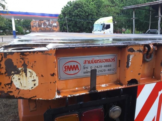 หาง สามมิตร สามเพลา  ยาว 12 เมตร  (ยางปรับเปลี่ยนออกแล้ว  )  ม.79  ราคา  290,000  บาท