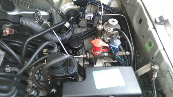 ชุดแก๊ส NGV ถอดจากวีโก้ 2.7