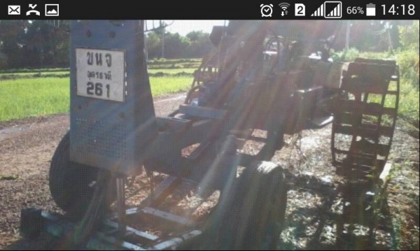 ขายโครงรถไถไทยประดิฐษ์ระบบไฮดรอริค ราคา 13000