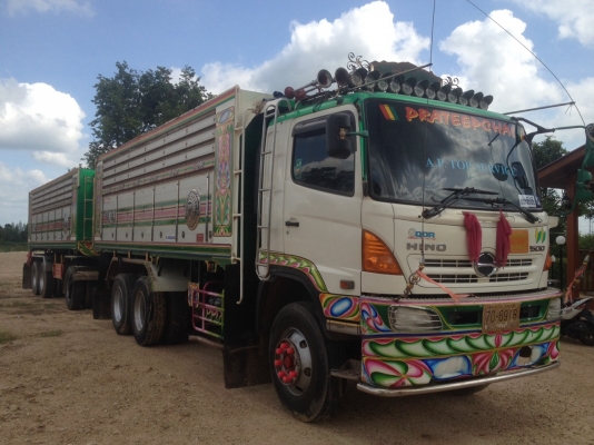 ด่วนนนครับ!!!!ฮีโน่344ปี54สภาพสวยดั้มแม่ดั้มลูกลูกยาว680เมตรรถห้างแท้