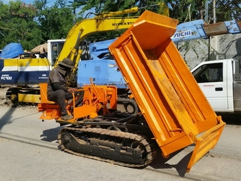 ขาย - รถบรรทุกตีนตะขาบ แทรคเหล็ก ยกดั๊ม YANMAR: YFW 2000 DE ดีเซล เก่าญี่ปุ่น