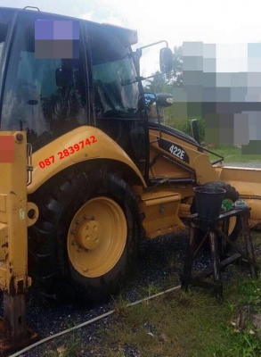 ขายรถตักหน้า-ขุดหลัง CAT 422E  4,4XX ชม.