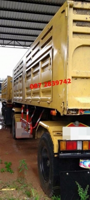 ขายรถดั้มพ์ พ่วงแม่-ลูก 18 ล้อ ตัวแม่ MITSUBISHI