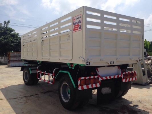 10 ล้อดัมพ์ แม่ลูก FM3M 240 แรง  แม่ปี 44  ลูกปี 46