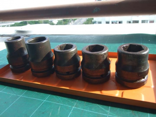 ลูกบล็อกลม ขนาด 1" KOKEN และ FPC เบอร์ใหญ่ครับ จำนวน 14ลูก