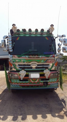 10ล้อพ่วง HINO MEGA 380 Series-500 ยูโร-3ปี52 พ่วง แม่+ลูกดั้มเนียมเกษตร อู่.เปี้ยก บ้านโป่ง **ขาย MEGA 380 ซีรีย์ 500 Hi-Speed ยูโร-3 22ล้อพ่วง แม่+ลูกดั้มเนียมเกษตร สภาพดี หล่อเหลา พร้อมใช้งาน HINO MEGA FM2PNLD P11C-UV 380แรง Ser