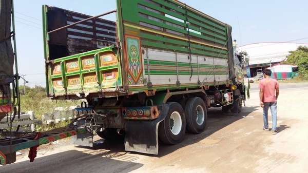 10ล้อพ่วง HINO MEGA 380 Series-500 ยูโร-3ปี52 พ่วง แม่+ลูกดั้มเนียมเกษตร อู่.เปี้ยก บ้านโป่ง **ขาย MEGA 380 ซีรีย์ 500 Hi-Speed ยูโร-3 22ล้อพ่วง แม่+ลูกดั้มเนียมเกษตร สภาพดี หล่อเหลา พร้อมใช้งาน HINO MEGA FM2PNLD P11C-UV 380แรง Ser