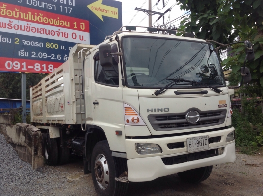 HINO Mega 380 ปี53 กระบะดั้มสามมิตร มีระบบลากลูก 1,850,000 HINO Mega 380 ปี53 กระบะดั้มสามมิตร มีระบบลากลูก 1,850,000