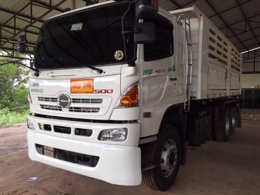 HINO MEGA 380 ซีรีย์500 ปี57 พ่วงแม่+ลูก ดั้มสามมิตรฯ **ขาย HINO MEGA 380 Hi-SPEED ยูโร3 22ล้อพ่วง แม่+ลูกดั้มสามมิตรฯ สภาพเดิมบาง พร้อมใช้งาน HINO MEGA Series-500 FM2PNLD P11C-UV 380แรง UERO-3 ปี57 เครื่องเดิม เกียร์เดิม แน่น แห้ง