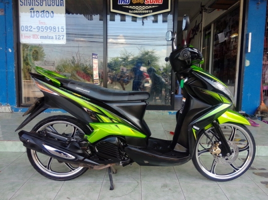 Mio125 ลายRR สีเขียวดำ (ล้อแม็กซ์) สวยๆครับ
