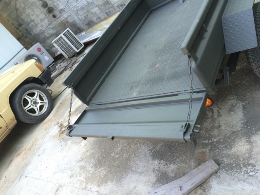 ขายเทรลเลอร์พ่วง ขนาดกระบะกว้าง 1.10เมตร ยาว 1.50เมตร อุปกรณ์ไฟใหม่ ไฟท้ายใหม่ ปลั๊ก7wey. พร้อมเดินสายไฟใหม่ ล้อหน้า ชุดครอบลูกบอลขนาด2นิ้ว มีกล่องเก็บเครื่องมือ เพลารถญี่ปุ่นอย่างดี แหนบ โช๊ค ทำสีเขียวทหาร แห้งช้า ราคา28000บาท เป็นล้อกระทะนะครับ 089 0211 ขายเทรลเลอร์พ่วง ขนาดกระบะกว้าง 1.10เมตร ยาว 1.50เมตร อุปกรณ์ไฟใหม่ ไฟท้ายใหม่ ปลั๊ก7wey. พร้อมเดินสายไฟใหม่ ล้อหน้า ชุดครอบลูกบอลขนาด2นิ้ว มีกล่องเก็บเครื่องมือ เพลารถญี่ปุ่นอย่างดี แหนบ โช๊ค ทำสีเขียวทหาร แห้งช้า ราคา28000บาท เป็นล้อกระทะนะครับ 089 0211