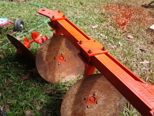 ขายตามสภาพผาล4ใบ18นิ้วติดมากับรถไถ26แรงคูโบต้า