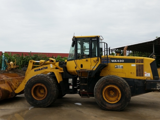 มาใหม่ !! ขายรถตักล้อยาง WA430-6 ยี่ห้อ KOMATSU นำเข้าจากต่างประเทศแท้ 100\% สภาพสวย ไม่เคยใช้งานในไทย