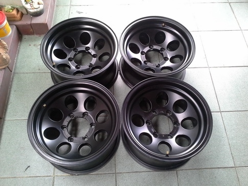 ล้อหยดนํ้า ลาย Micky 6/139 ขอบ15*8 ET-25 สวยๆ 1ชุด