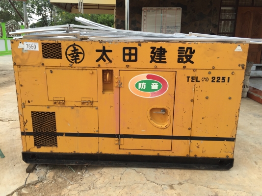 เครื่องปั่นไฟ Komatsu 30KVA พร้อมใช้งาน เครื่องยนต์ ้Komatsu ไดร์ Taiyo 081-8481185 091-4902228,(เอ)