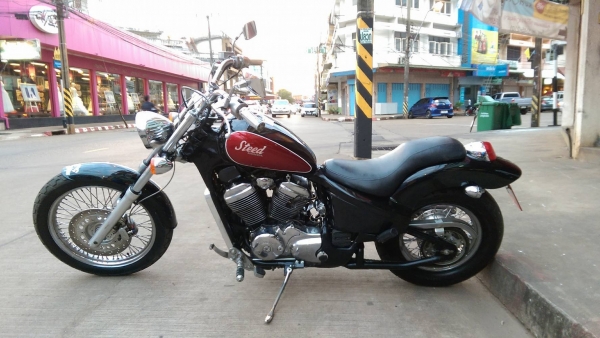 ขายคับ HONDA STEED400 เดิมๆ สีสวย ระบบไฟออกหมด ยางเต็มหน้าหลัง ทะเบียนพร้อมโอนไม่ขาดต่อ ราคา 79500 บาท ส่งได้ทั่วไทยคับ สนใจติดต่อ 081-0578282 FACEBOOK ชาญณรงค์ ป๊อป ชัยอมฤต ไอดีไลน์ POPBIGBIKESAKON คับ สนใจรถสวย ถูก ดี ต้อง POP BIGBIKE SAKONNAKHON คลิปวิ