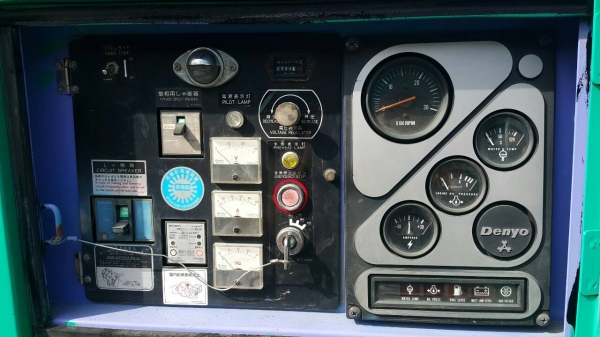 ขาย เครื่องปั่นไฟ DENYO 25KVA มือสองญี่ปุ่น รุ่น DCA-25SPI-C   เครื่องยนต์ อีซูซุ รุ่น 4LE1 มือถือ/LINE ID : 0818753444
