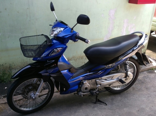 suzuki shogun 125 สีน้ำเงิน พร้อมใช้ สภาพดีมาก โช๊คใหญ่ suzuki shogun 125 สีน้ำเงิน พร้อมใช้ สภาพดีมาก โช๊คใหญ่