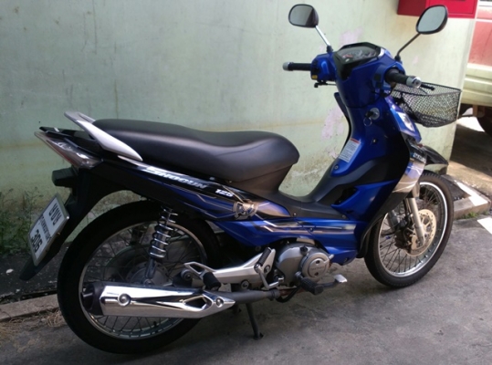 suzuki shogun 125 สีน้ำเงิน พร้อมใช้ สภาพดีมาก โช๊คใหญ่ suzuki shogun 125 สีน้ำเงิน พร้อมใช้ สภาพดีมาก โช๊คใหญ่