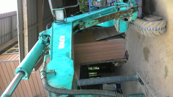 รถขุดkomatsuPc20-7Eเก่านอกเอกสารอินวอยส์คอลโทลน้ำมัน