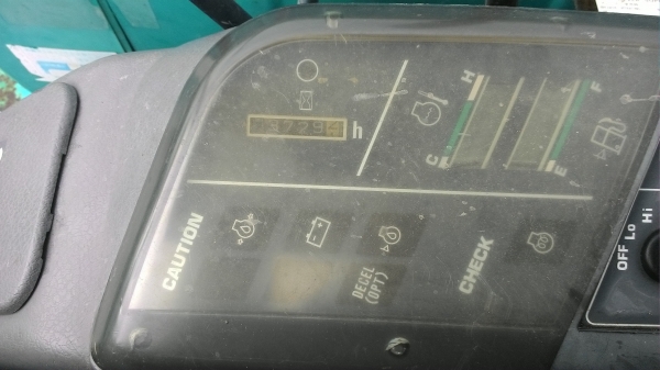 รถขุดkomatsuPc20-7Eเก่านอกเอกสารอินวอยส์คอลโทลน้ำมัน