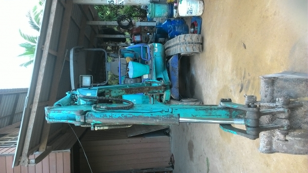 รถขุดkomatsuPc20-7Eเก่านอกเอกสารอินวอยส์คอลโทลน้ำมัน