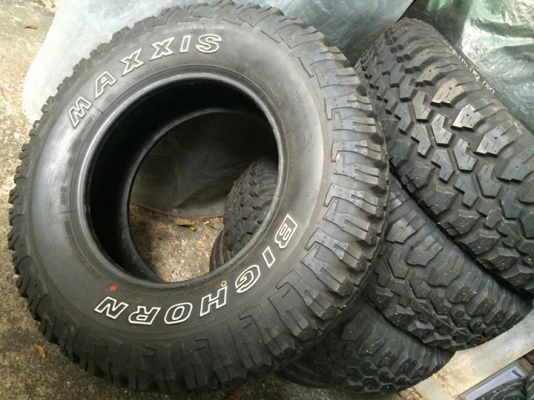 Maxxis Bighorn M/T-762 ขนาด 245 75 r16 ปี15 สวยจริง Maxxis Bighorn M/T-762 ขนาด 245 75 r16 ปี15 สวยจริง