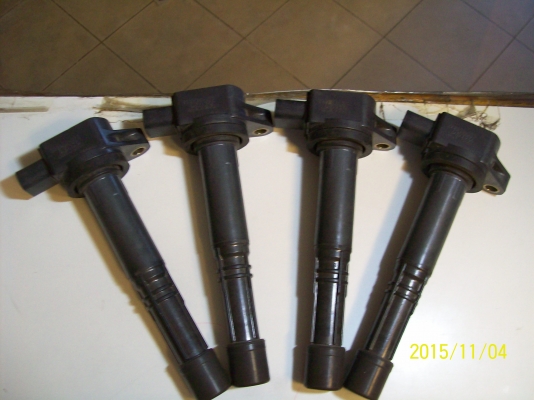 คอยล์ k20 ของแท้ ใส่รถยนต์ตระกูลฮอนด้า สภาพดี4 ตัว 2600 บาท