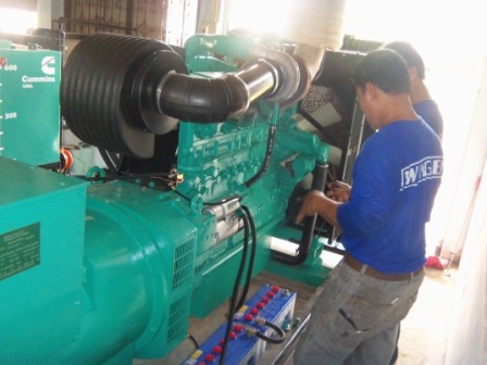 เครื่องปั่นไฟ CUMMIN 550 kva. U.S.A.