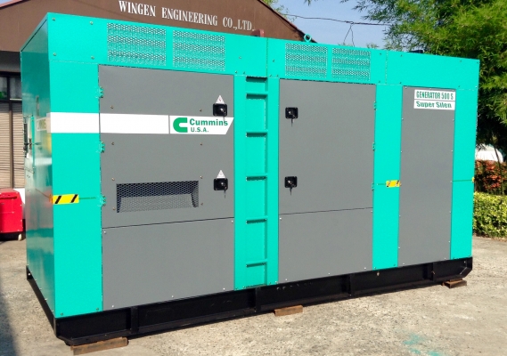 เครื่องปั่นไฟ CUMMIN 550 kva. U.S.A.