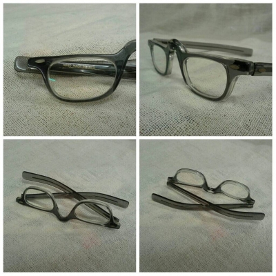แว่นสายตายาวอเมริกันวินเทจ/แฮนด์เมด/ขาตรง  MOY made in USA