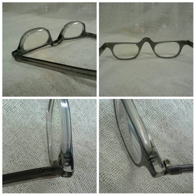 แว่นสายตายาวอเมริกันวินเทจ/แฮนด์เมด/ขาตรง  MOY made in USA