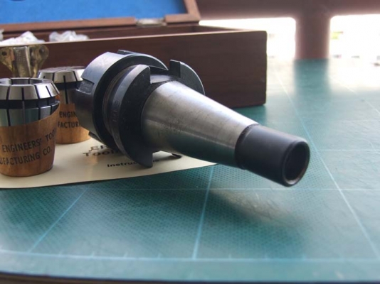 ชุด Collet Chuck set ER-32 ของ ETM บรรจุในกล่องไม้อย่างดี