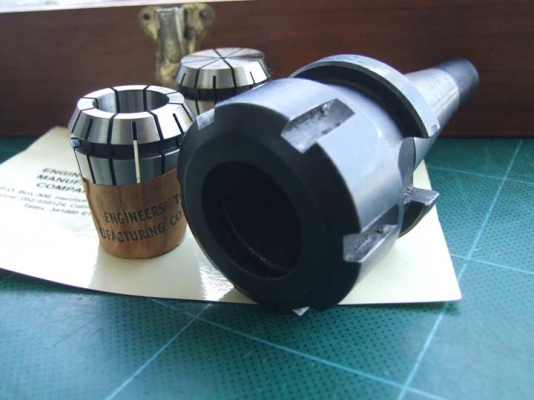 ชุด Collet Chuck set ER-32 ของ ETM บรรจุในกล่องไม้อย่างดี