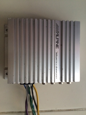 Power Alpine DVA-7899J 50W*4CH ขนานเท่าฝ่ามือ Made in japan มือ2 ญี่ปุ่น