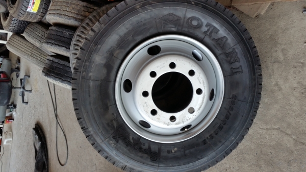 กะทะพร้อมยางสิบล้อ 295/80-22.5