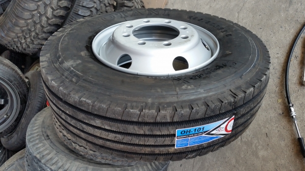 กะทะพร้อมยางสิบล้อ 295/80-22.5