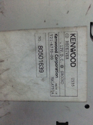 KENWOOD U535 USB IPOD MP3 CD AUX ปรีเอ้า1ชุด คุมกล่องCD สภาพสวย มือ2 ญี่ปุ่น