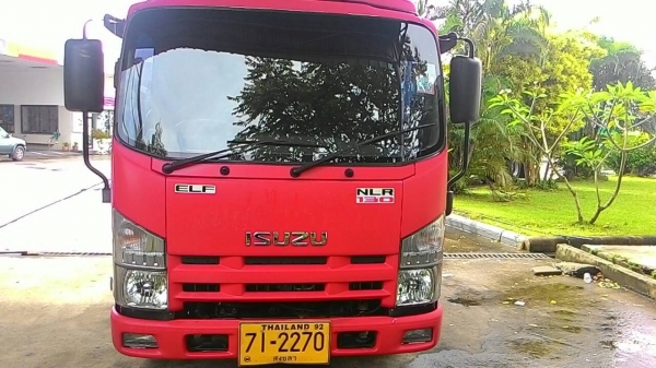 ขายรถบรรทุก 4 ล้อตู้แห้งไปรษณ์ ISUZU NLR 130 แรงม้าปี 2553 ราคา 550000