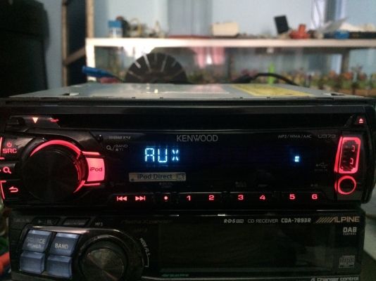 KENWOOD U373R USB IPOD MP3 CD AUX ปรีเอ้า1ชุด สภาพสวย มือ2 ญี่ปุ่น