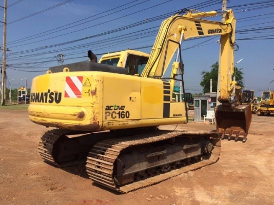 ขายรถแบคโฮ KOMATSU PC160-6 สภาพสวยพร้อมใช้งาน รถนอกนำเข้าจากญี่ปุ่น มีVDOการทำงานครับ