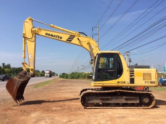 ขายรถแบคโฮ KOMATSU PC160-6 สภาพสวยพร้อมใช้งาน รถนอกนำเข้าจากญี่ปุ่น มีVDOการทำงานครับ